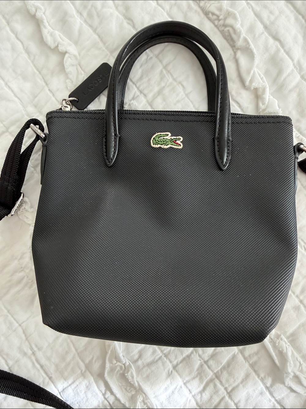 Lacoste mini tote/crossbody - Picture 2 of 6